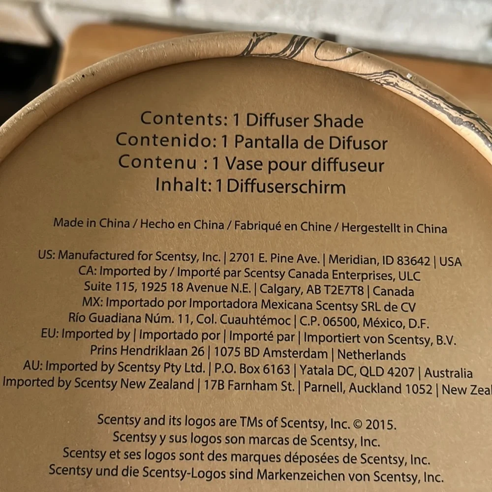 Scentsy Diffuser Shade